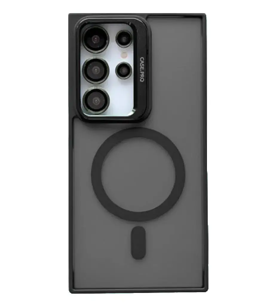 Samsung Galaxy S26 Ultra MagSafe Smoke Camera Stand Case Black